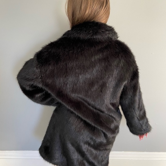 Mango Faux Fur Coat - Picture 3 of 6